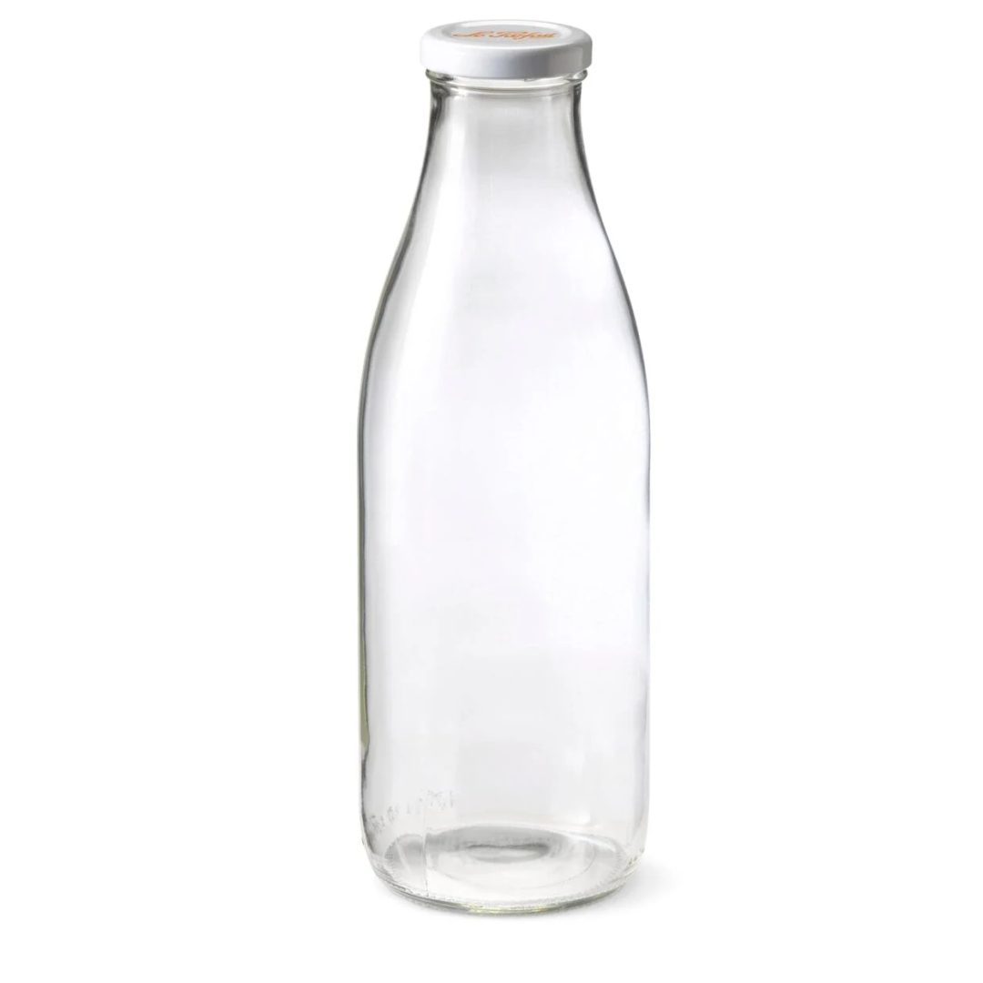 Bouteille à lait transparente 32 oz
